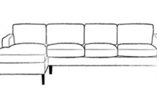 4 x Chaise Sofa