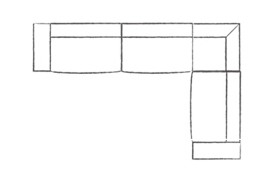 3 x 1.5str Corner Sofa