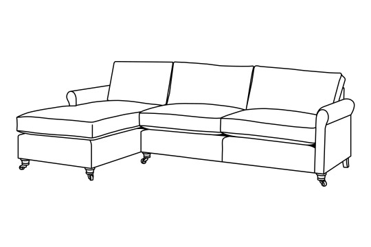 3.5 x Chaise Corner Sofa