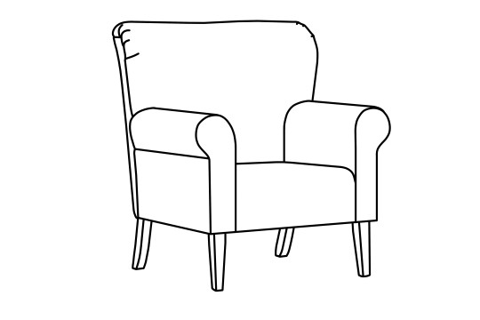 Oaklyn Fabric Spoon Back Chair