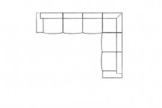 4 x 2.5str Corner Sofa