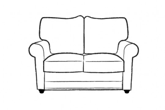 couch clipart black and white