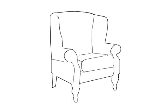 Douglas Flat Wing Chair