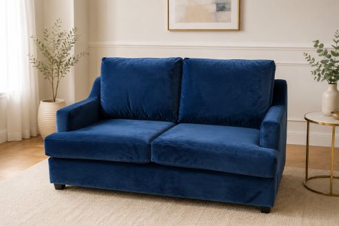 Atley Fabric Sofa Bed - 2 Seater SB - Plush Teal