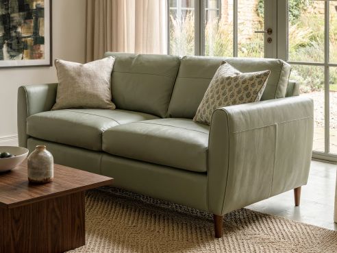 Bramhall Tailored Leather Sofa