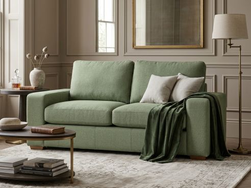 Cuba Box Arm Fabric Sofa