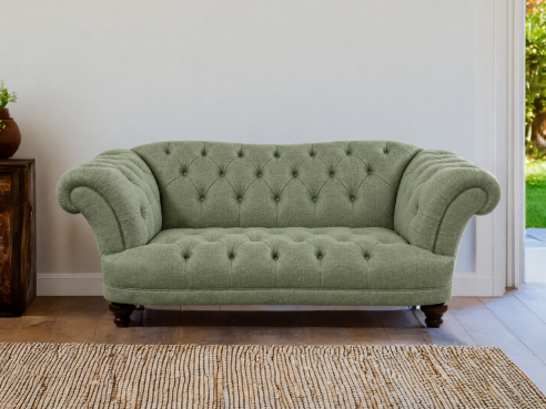 Lyme Fabric Chesterfield Sofa