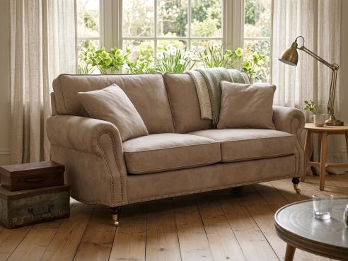 Arlington Studded Leather Sofa