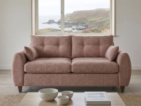Harbour Button Back Fabric Sofa Bed