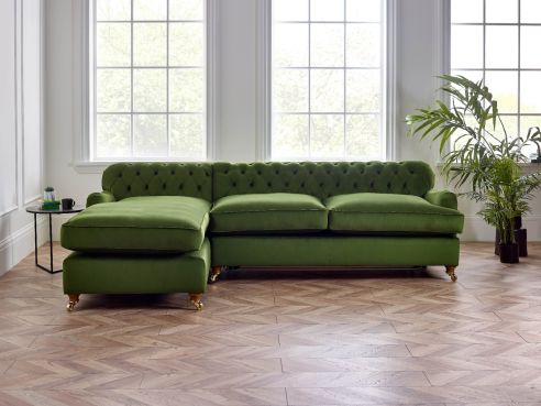 Harris Chesterfield Chaise Sofa