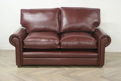Portland Faux Leather Sofa - 2.5 Seater - Kiri Ox
