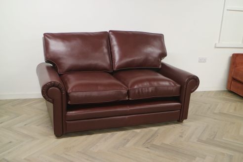 Portland Faux Leather Sofa - 2.5 Seater - Kiri Ox