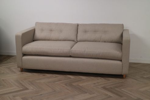 Davids Fabric Sofa - 3.5 Seater - Neutral Linen