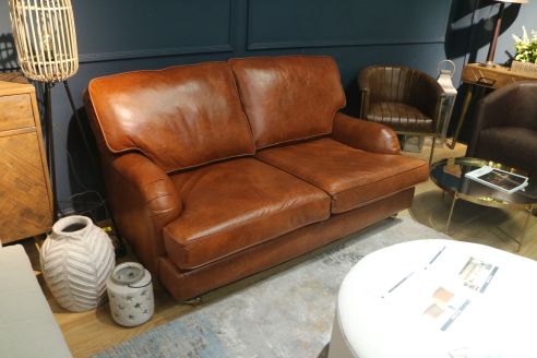 Holbeck Leather Sofa - 2.5 Seater - Tradition Cognac