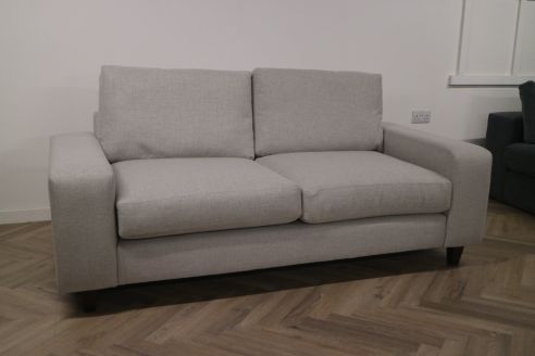 Wellington Fabric Sofa - 3 Seater - Sketch Smoke