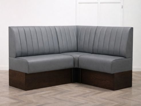 Fluted Back Banquette Seating