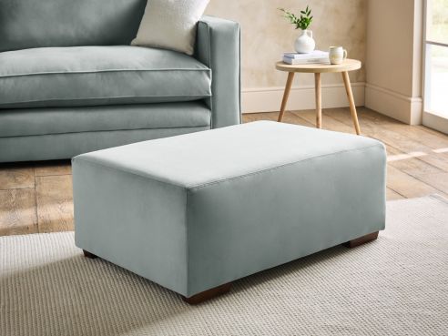 Macy Large Fabric Footstool