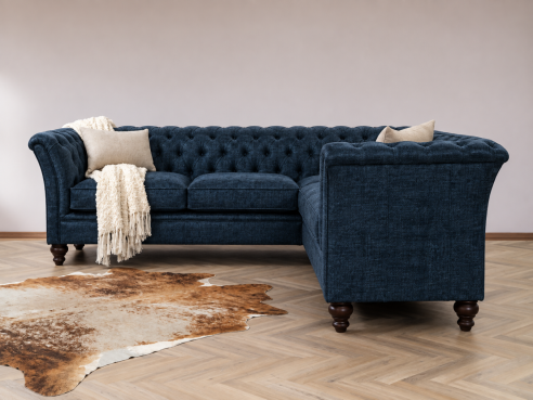 Tatton Fabric Chesterfield Corner Sofa