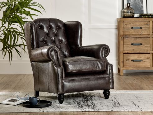 Rode Leather Lounge Chair