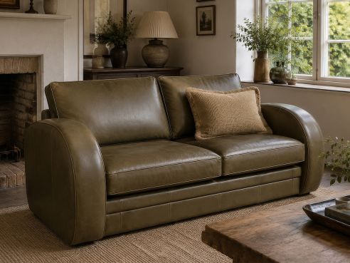 Art Deco Large Sofa Bed