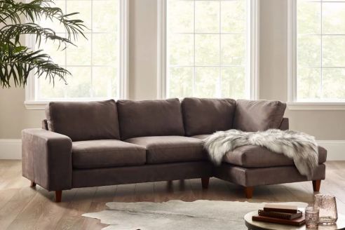 Wellington Leather Chaise Sofa - 3 x Chaise - Tribe Timber